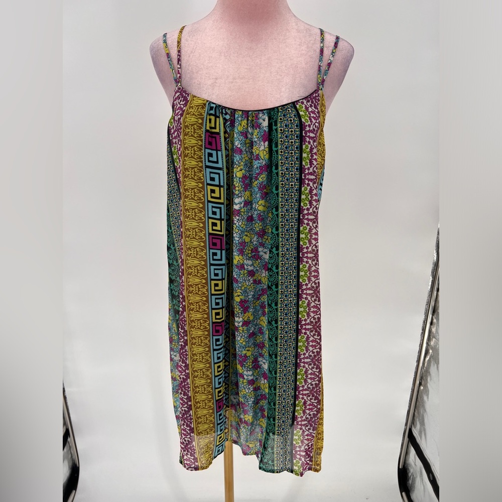 EUC InTu Multi Print Swing Dress - Picture 2 of 9